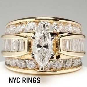 Gold and Silver Women's Ring